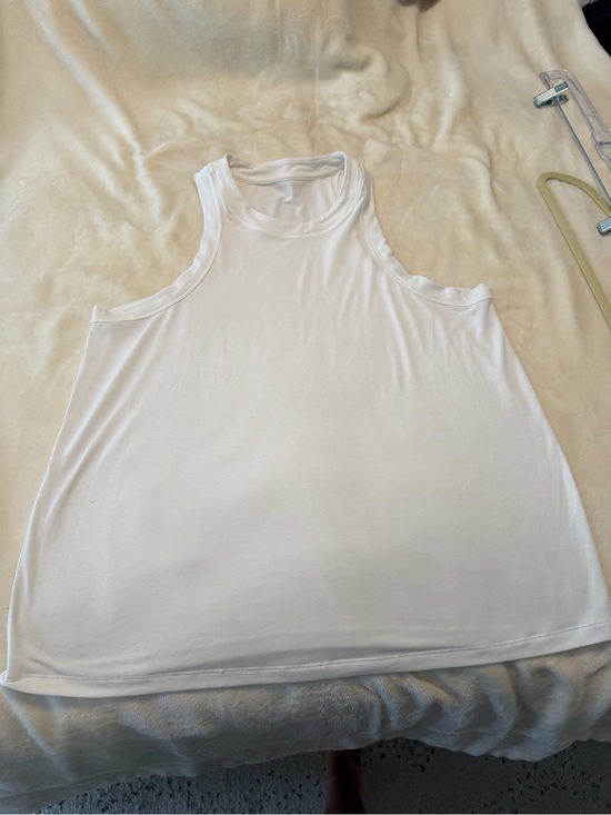 lululemon athletica Tops - lululemon athletica White High-Neck Racerback Tank
